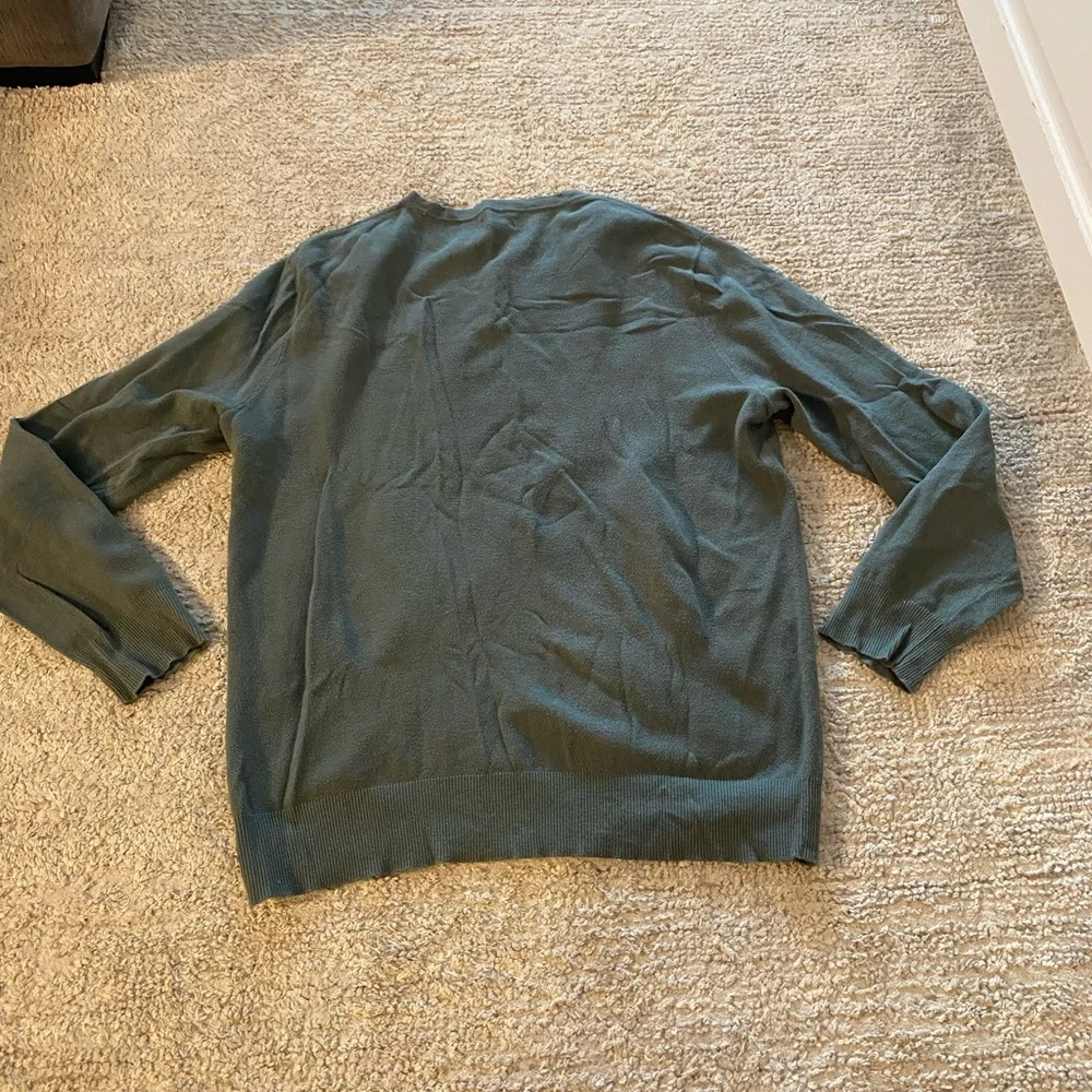 J. Crew Men's Green Crewneck Sweater Size M
